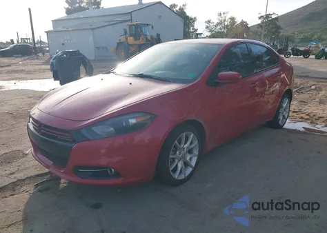 2013 Dodge Dart Rallye z USA, uszkodzony, nr VIN 1C3CDFBH2DD698928